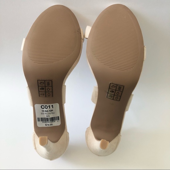 Powder pink high heel sandals - Picture 14 of 14